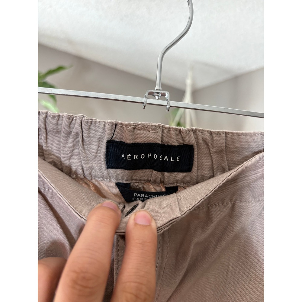 Aeropostale Tan Wide Leg Cargo Pants - Picture 3 of 6